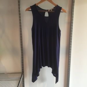 Navy Sleeveless Top M